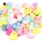 Mochi Squishy Toys 100 Pack, Mini Stress Relief Kids Toys For Party Favors, Animal Squishies Stress Relief Toys For Boys & Girls Birthday Gifts, Classroom Prize, Goodie Bag
