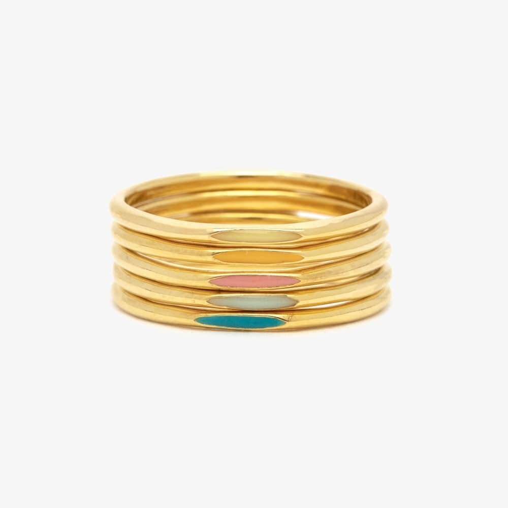 51889_HeadlinerEnamelRingStack-min-1.jpg Headliner Enamel Ring Stack - Image 1