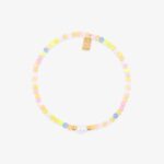 Blooming Frosted Bead Stretch Bracelet