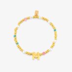 Initial Pearl & Seed Bead Stretch Bracelet - Image 11