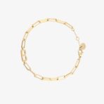 Initial Paperclip Chain Bracelet - Image 3