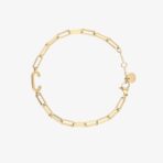 Initial Paperclip Chain Bracelet - Image 4