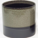 Black Reactive Glaze Planter