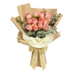Rustic Elegance - Premium Roses Bouquet