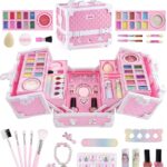 Children's Performance Makeup Box Jewelry Storage Box Bow Handbag Cat Small Backpack, Interactive Role Play Doll Dress Up Toy Set, Activity Gift Party Favor Holiday Gift Set