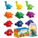 Matching Letters Fine Motor Toys, Alphabet Match Game Educational Toys For Dinosaur Alphabet Learning Toy For Kids Montessori Valentine's Day Gift For Kids