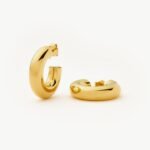 Chubby Medium Hoop Earrings | 18ct Gold Vermeil