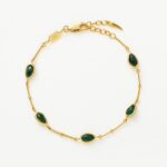 Magma Gemstone Charm Bracelet