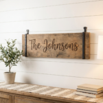 Personalized Family Name Sign