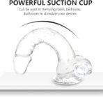 Small Realistic Purple 6.4-Inch Cute Dildo with Suction Cup, Thin Dildo with Egg, Adult Sexual Toy for Vaginal G-spot and Anal Pleasure, Suitable for Beginner Female/Male/Homosexual Users - Image 3